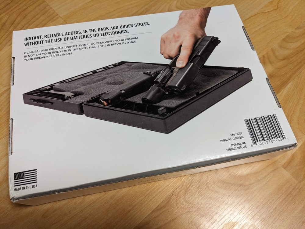 NEW StopBox HRD Instant Access Handgun Retention Device SB101