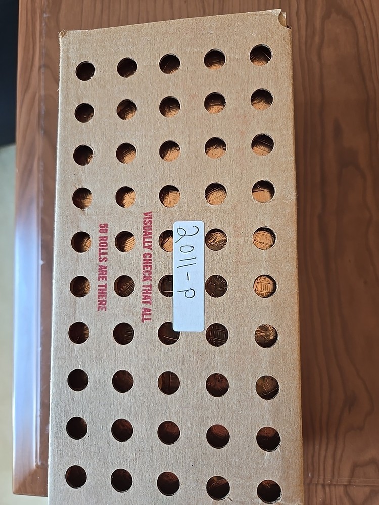 2011 P 50 Roll Lincoln Cent Mint Rolls Uncirculated Rolls