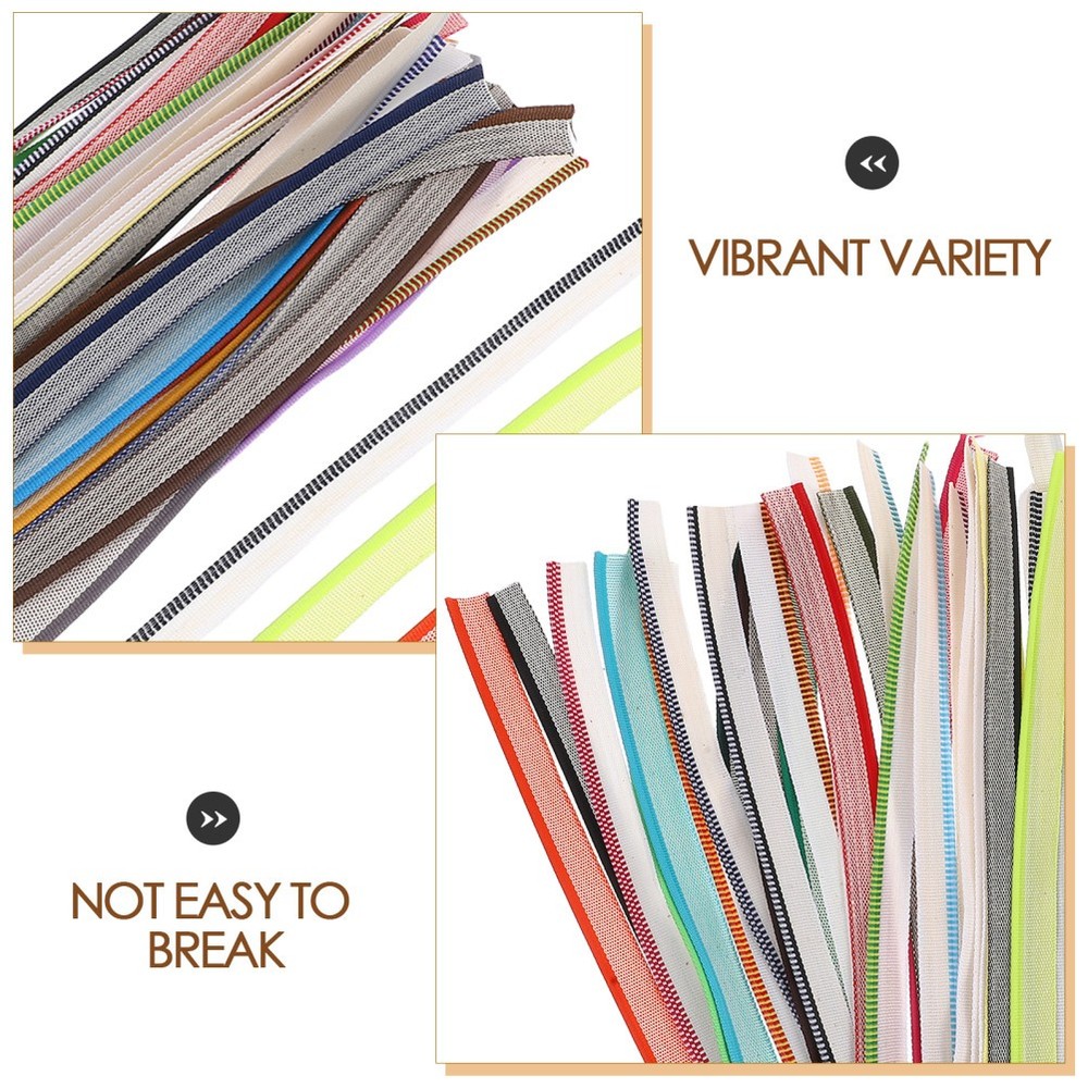 96 Pcs Book Headband Binding Supplies Bookbinding Endbands Bookbindind