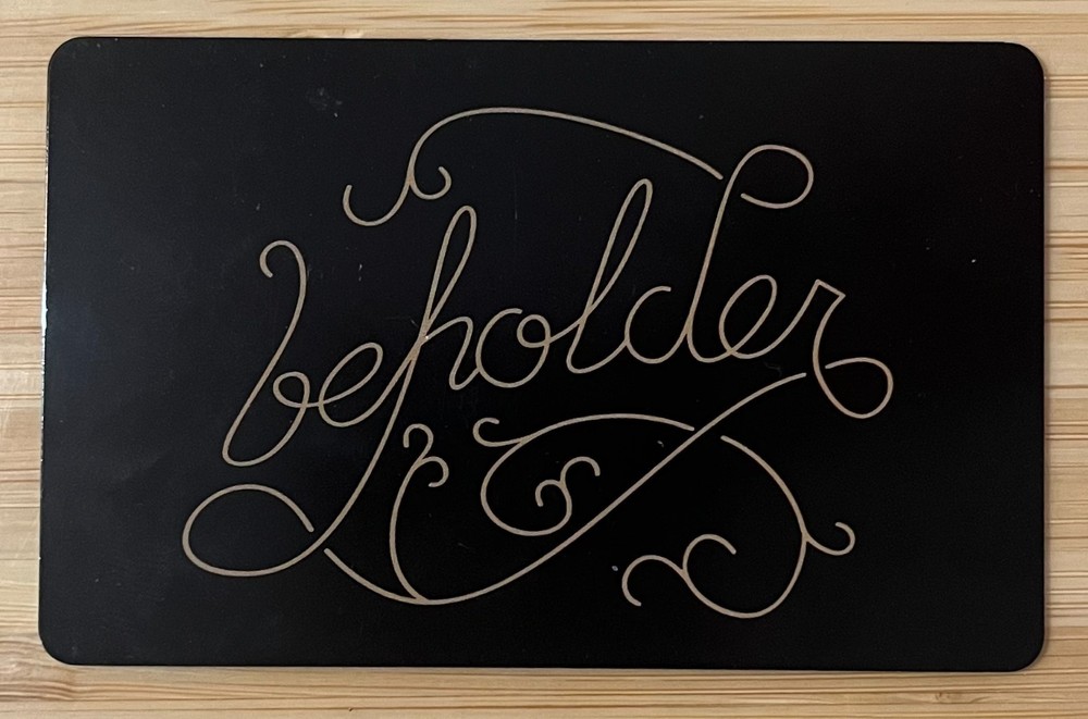 Beholder Restaurant gift card $150 value!