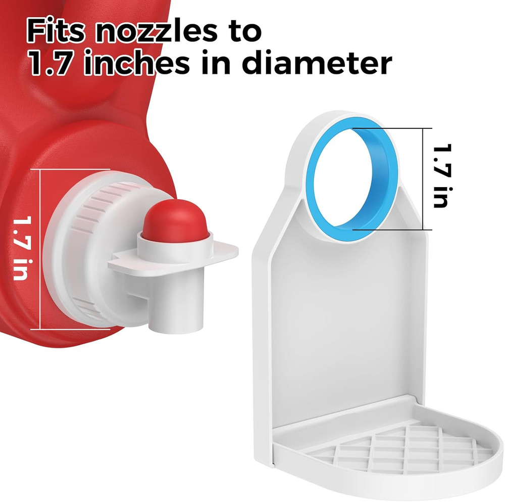 2 Pack Laundry Detergent Dispenser Cup Holder, Nozzle button upgrade，Easily N...