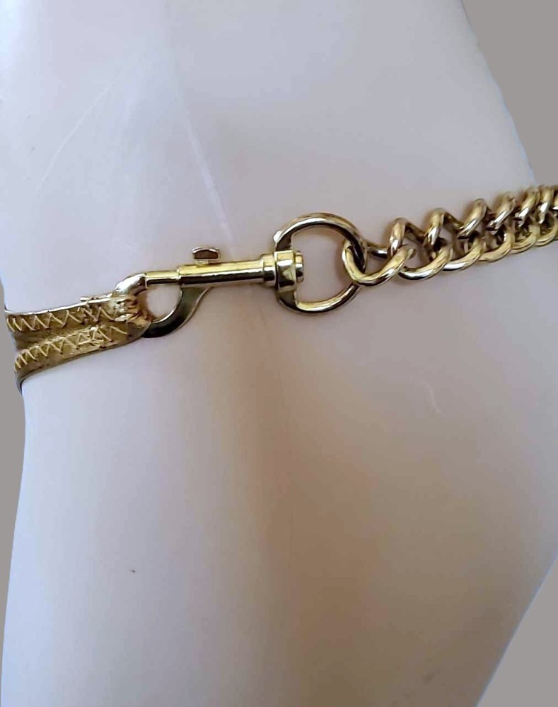 Gold Metallic Chain Thong, Exotic Dancer