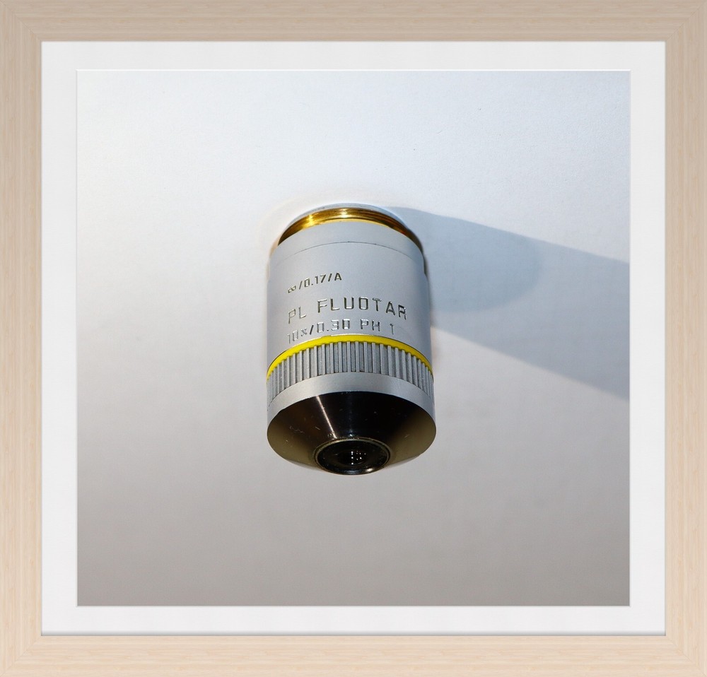Leica Pl Fluotar  10X Phase Contrast PH1 Microscope Objective G2U