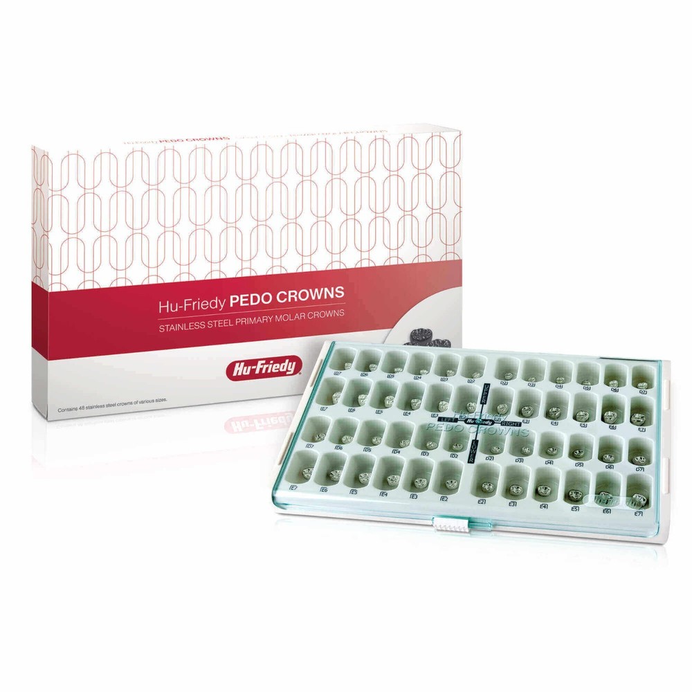 Pedo Crowns Introductory Kit 48 crowns Hu Friedy