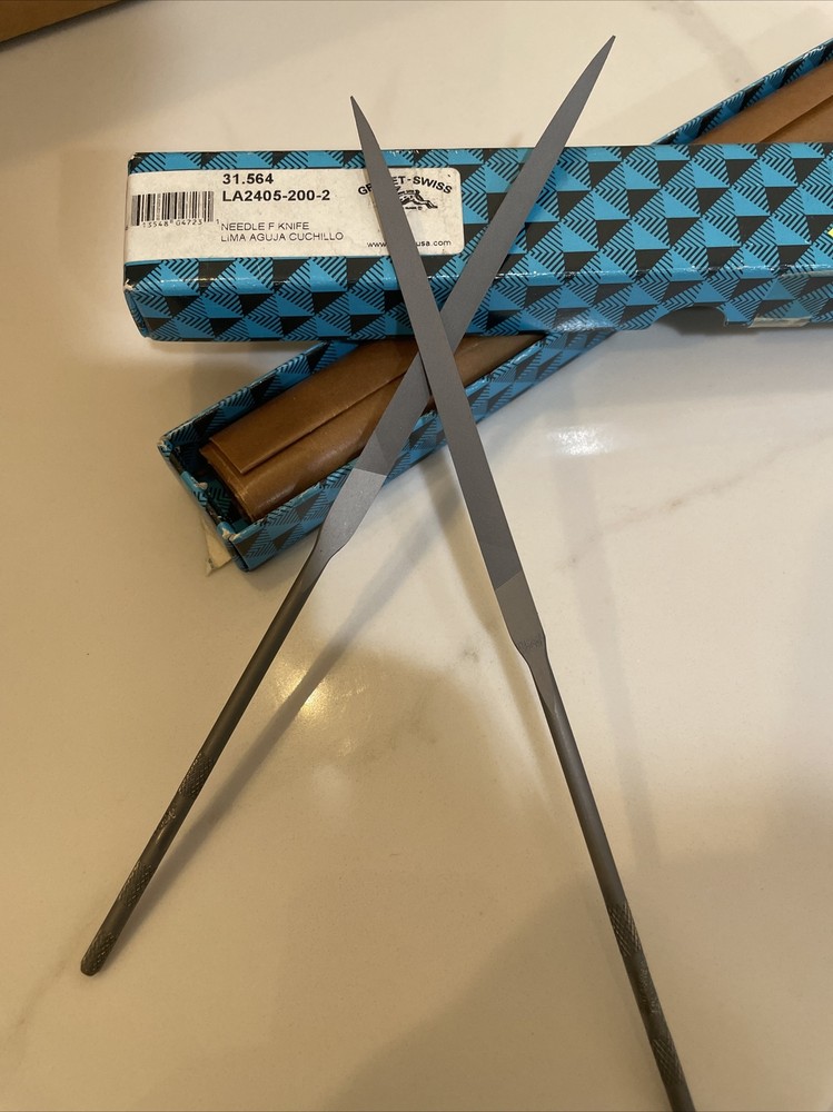 Grobet-Swiss Triangle Needle files (2x)