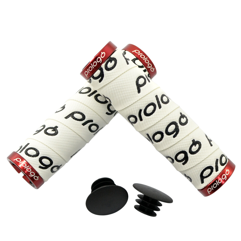 Prologo Chameleon Lock-on Innovative Grips , White/Black