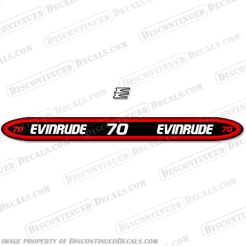 Fits Evinrude 70hp Decals - 1998