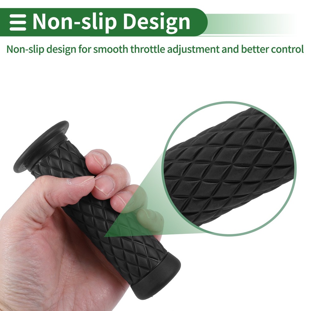 1" 25mm Motorcycle Knobs Handlebar Cover TPU Black #1