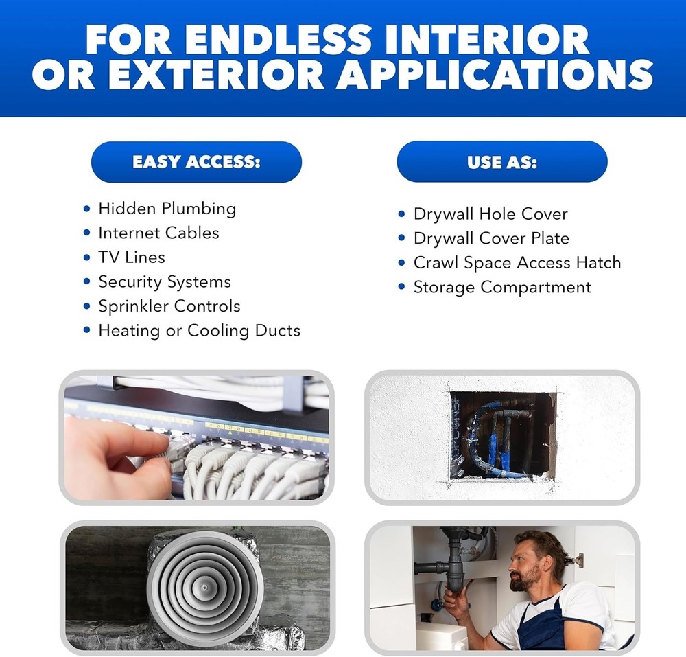 Customizable 4x6 Drywall Access Panel - User-Friendly Design for Easy Access