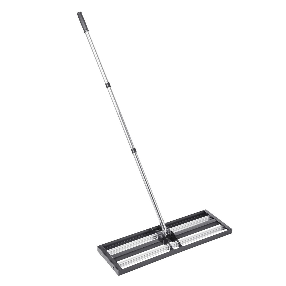30"x10" Soil Leveling Rake 83" Adjustable Handle Yard Lawn Leveler Tool