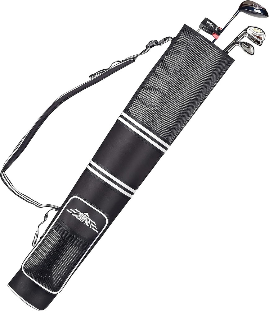 Compact Golf Carry Bag with Adjustable Strap - Ideal for Travel & Courses