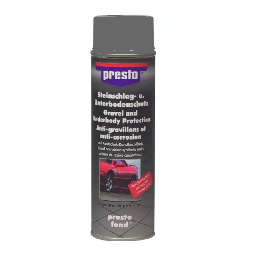Presto Stone Chip and Underbody Protection Paintable Bright 500ml