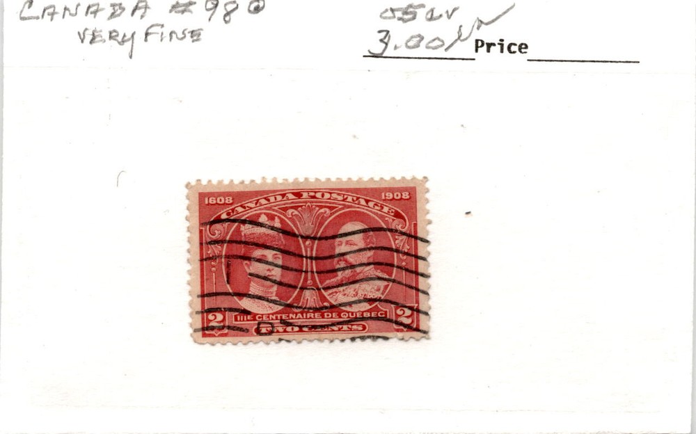 Canada, Postage Stamp, #98 Used, 1908 King Edward (AE)