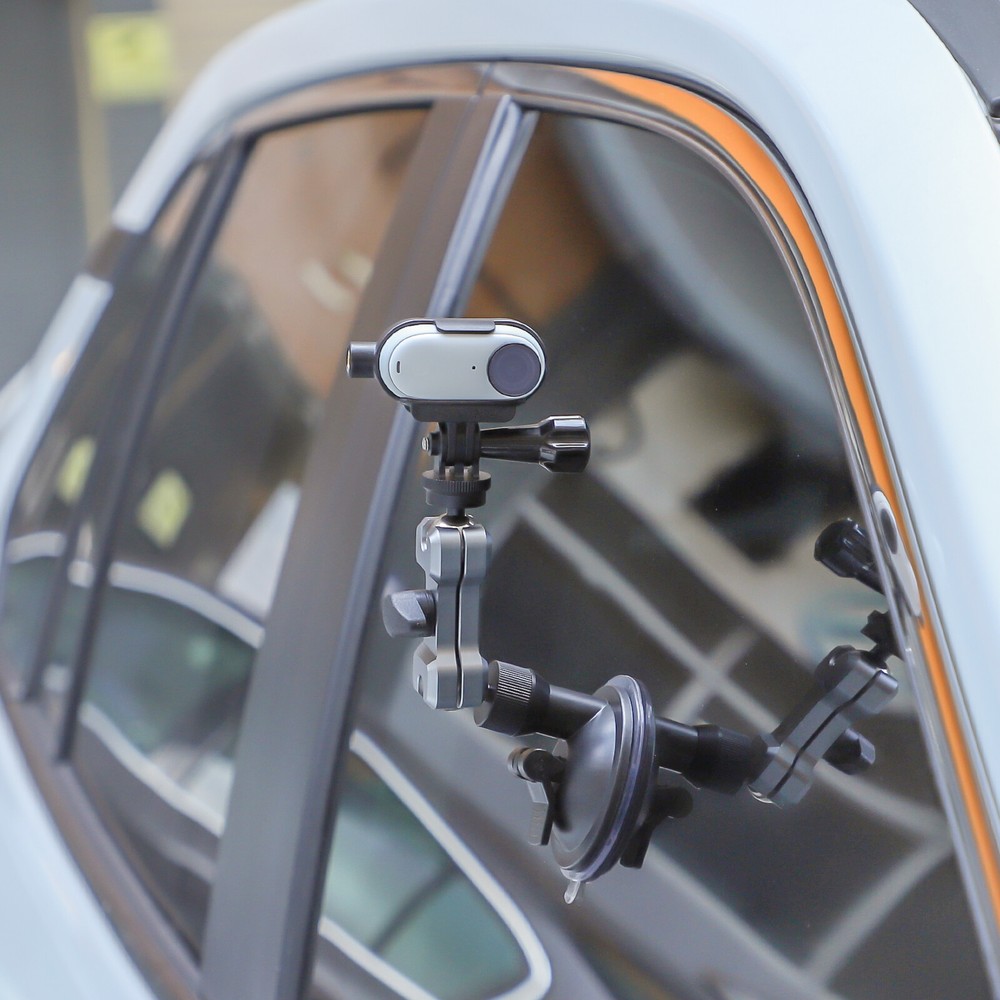 Plastic Accessory Mount Frame Camera Holder w/ Adapter for Insta360 Go 3 Camera