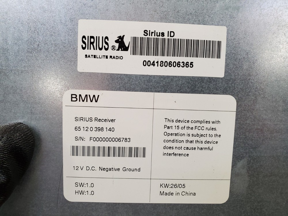 ✅ OEM BMW E46 M3 E53 X5 E85 Satellite Radio Receiver Sirius Tuner Module