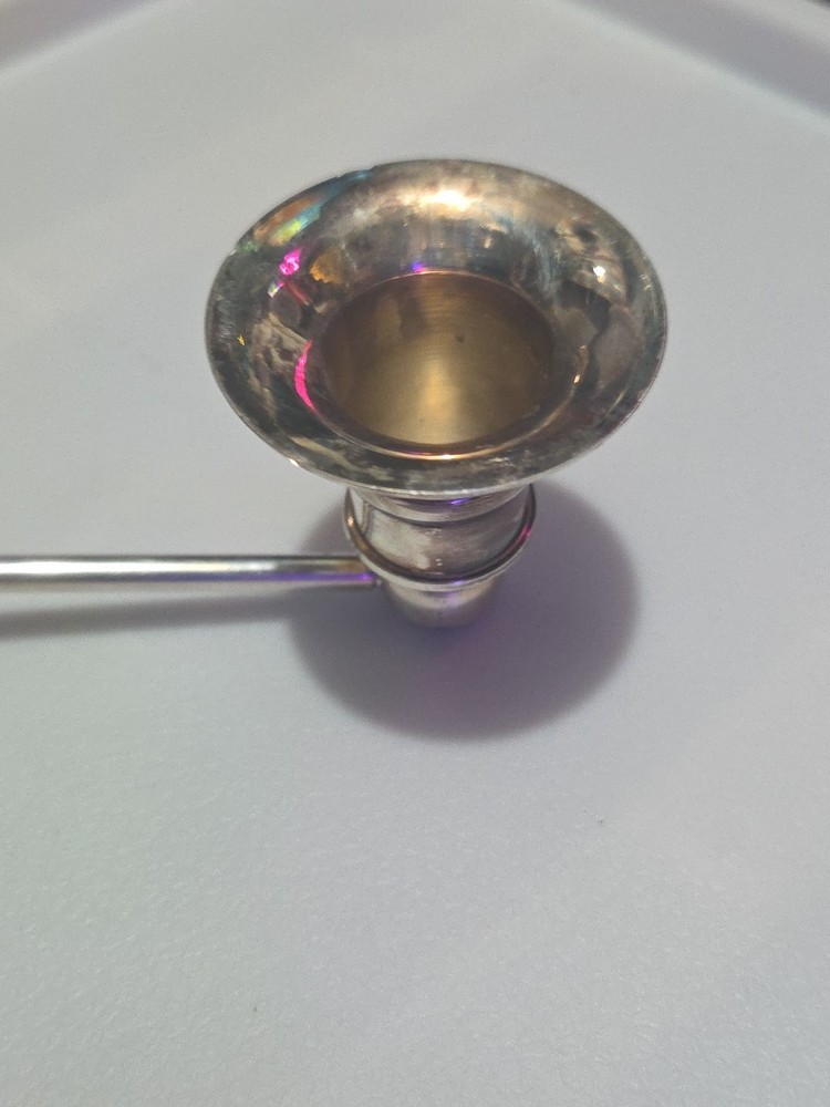 14" Silver Plated Candle Snuffer