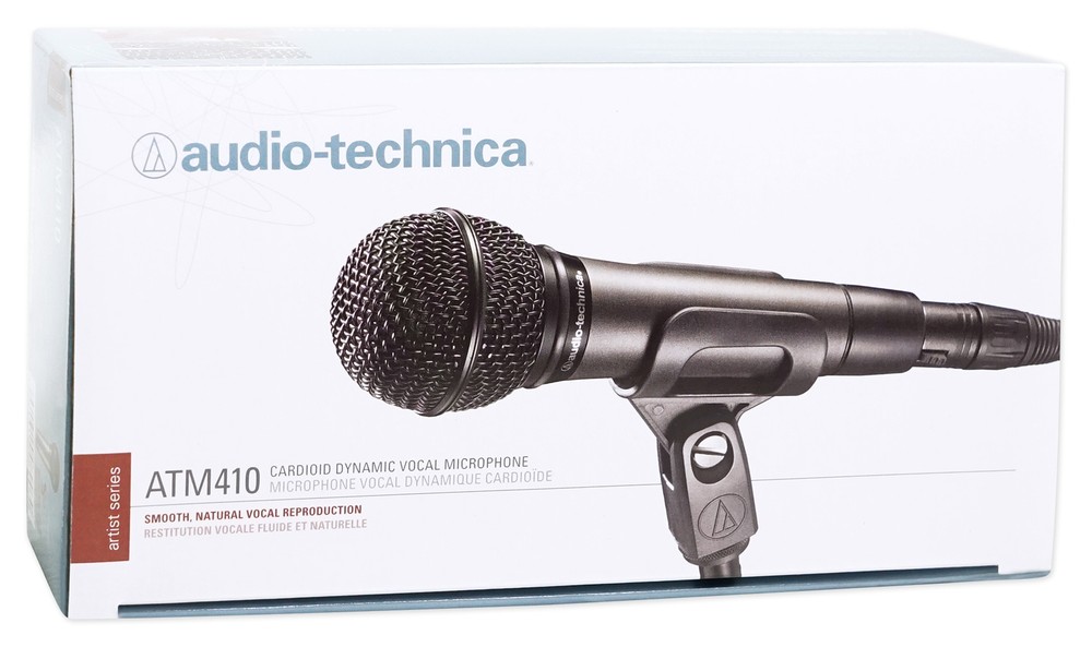 Audio Technica Dynamic Podcasting Podcast Microphone w/Stand+Pop Filter+Cable