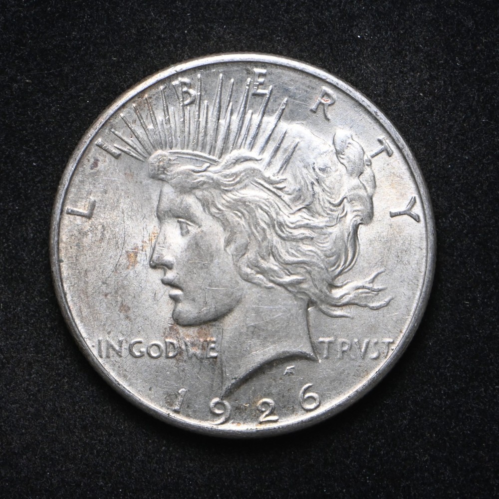 1926-S Peace Silver Dollar AU++ (cn16838)