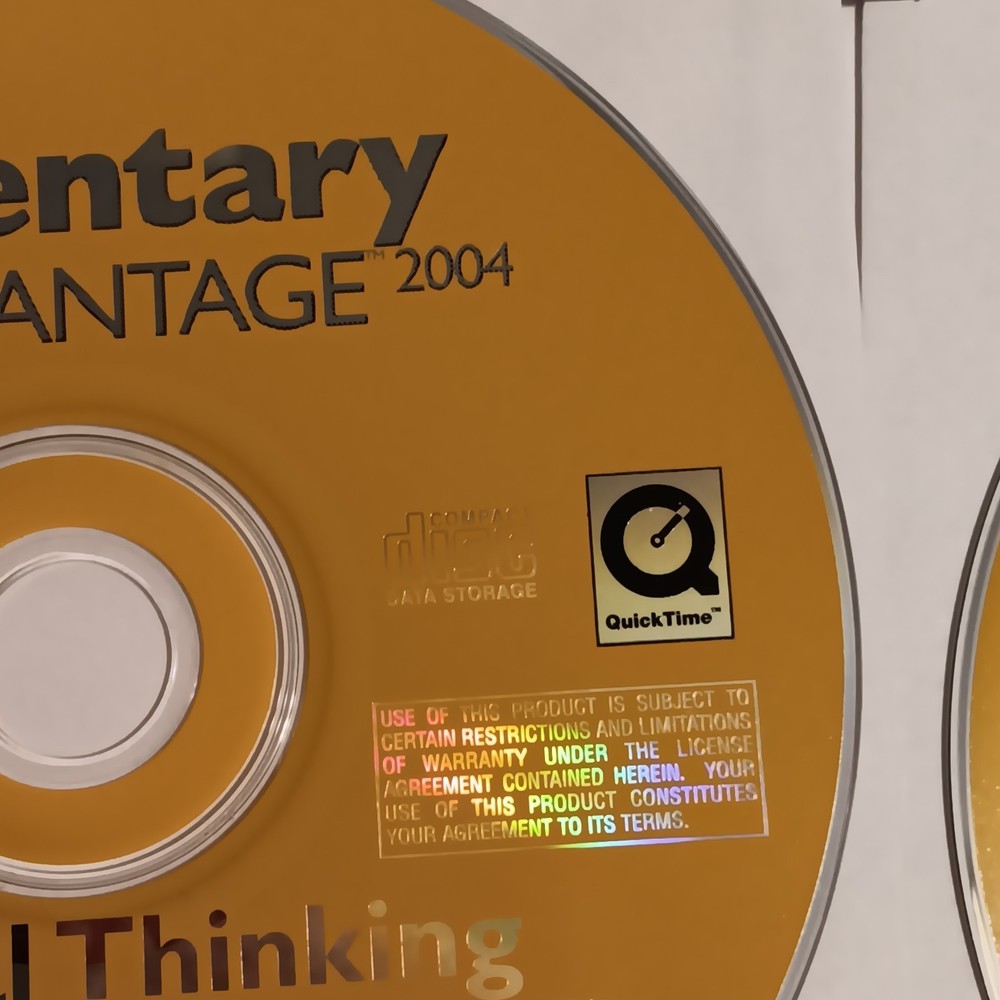 Lot of 8 ENCORE Elementary Advantage 2004 CD Software Discs, Used, Tested
