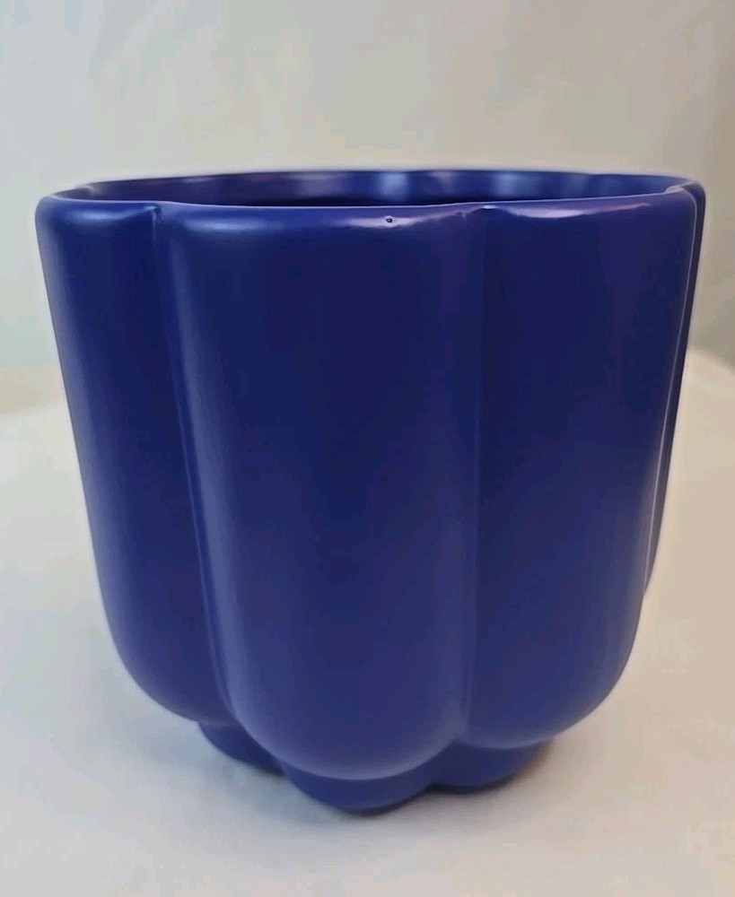 Ceramic Planter Blue 6 Inch