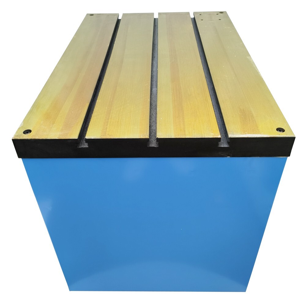 Tapping Machine Worktable Removable T-slot Table Fixed Base Storage Drawers