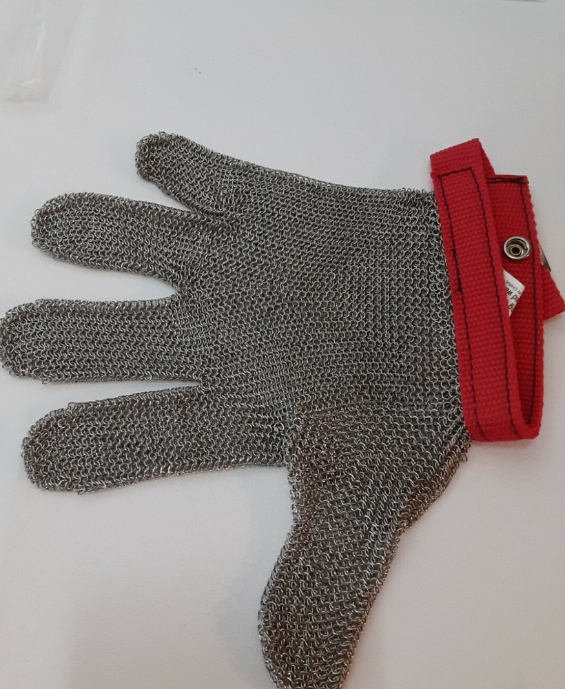 Chain Mesh 5 Finger Glove Medium