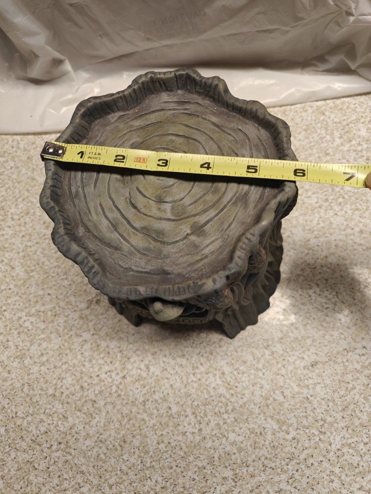 Ceramic Toad House Tree Stump