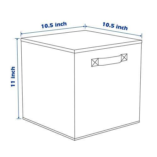 ShellKingdom Storage Bins, Foldable Fabric Storage Cubes and Cloth Storage