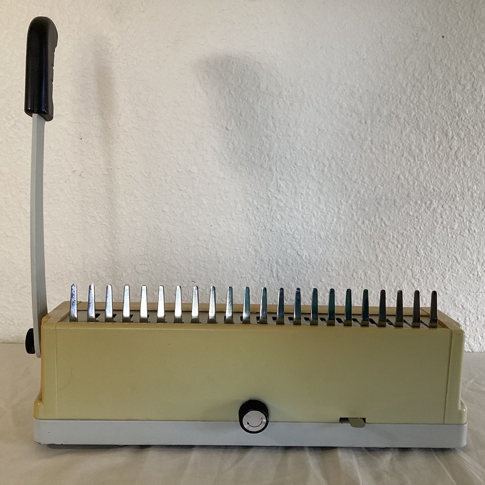 Offi-Bind Comb Punch and Binder Used Working