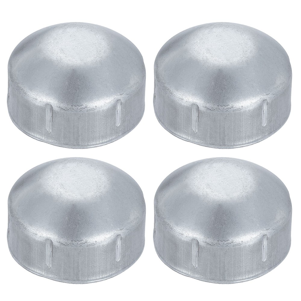4Pcs Chain Link Fence Post Cap, Dome External Post Caps Fit 1-7/8" OD Pipe