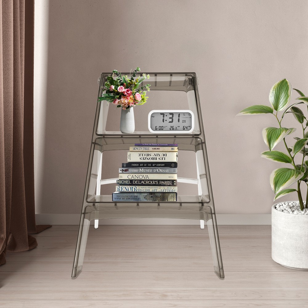 Modern Folding Step Stool, 3 Steps, Space-Saving Design, Durable & Stylish