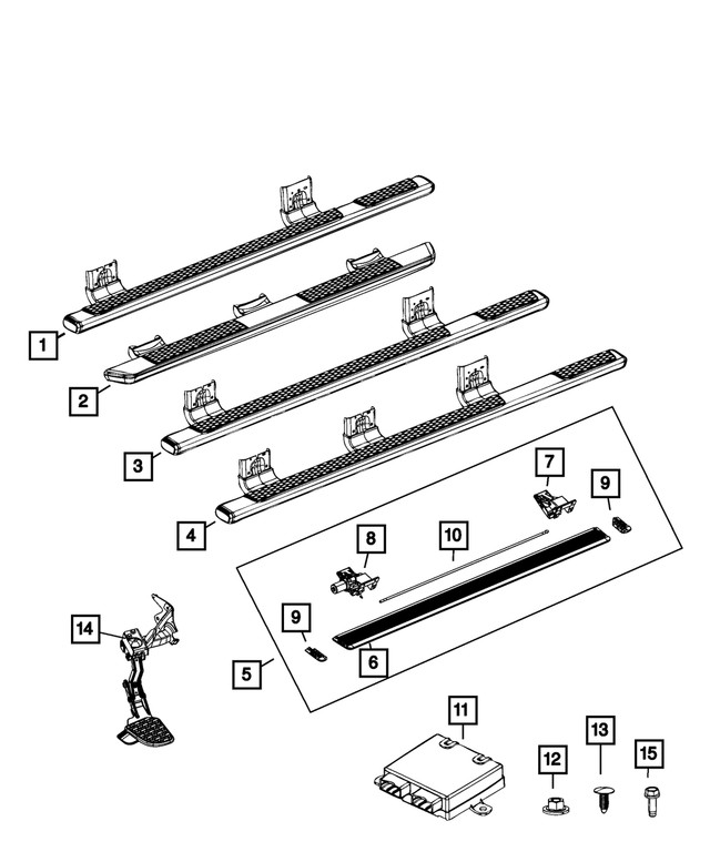 Genuine Mopar Controller Module 68275941ag