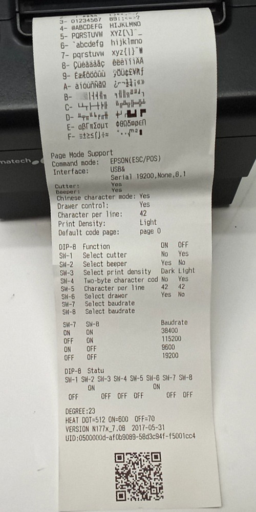 Bematech LR2000 Desktop Thermal Receipt Printer with USB Cable +WC698
