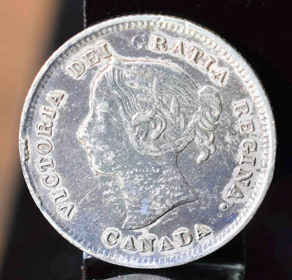1894 Canada Silver 5 Cents - XF KM#2 $125