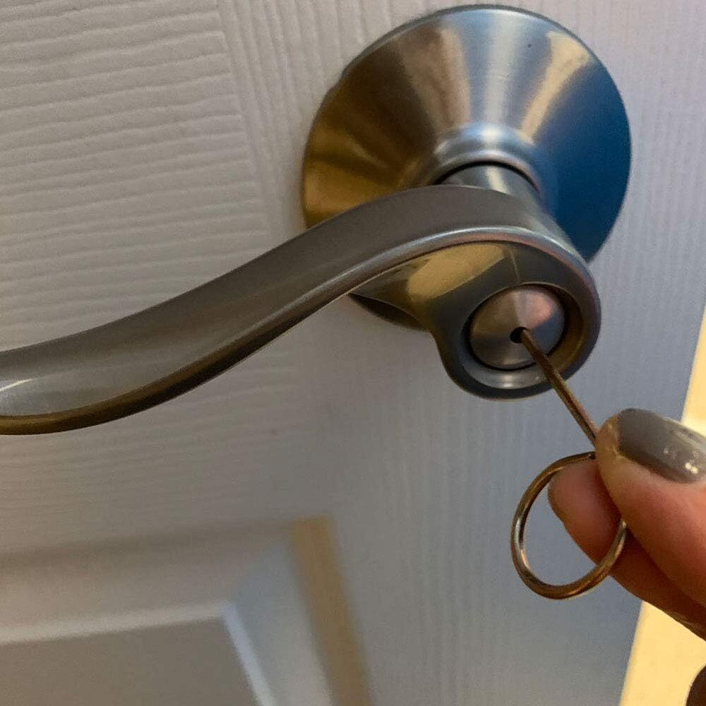 Interior Door Key 16 Pack, Emergency Key Pin for Bathroom Bedroom Key Replace...