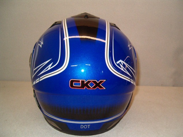Blue Kimpex Trans Epsilon Medium Front Flip Helmet-$154
