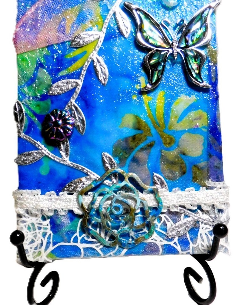 Unique Mixed Media Hanging Art Boards