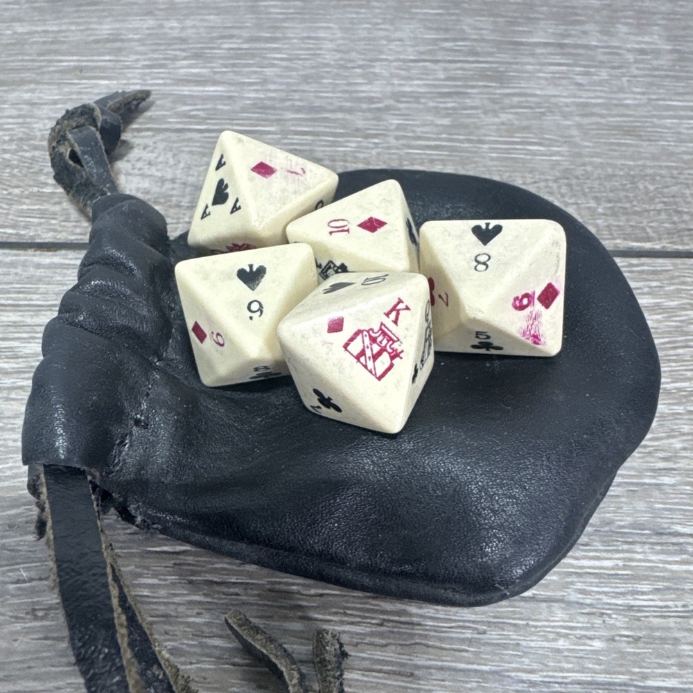 Vintage 5 Piece Dice Set