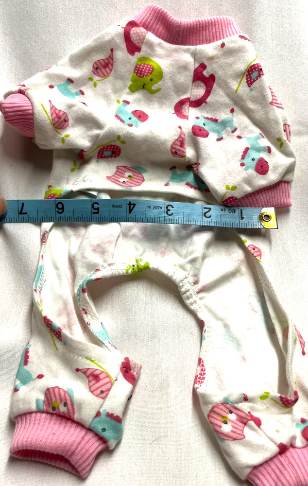Small Dog Pink PJs- Size S
