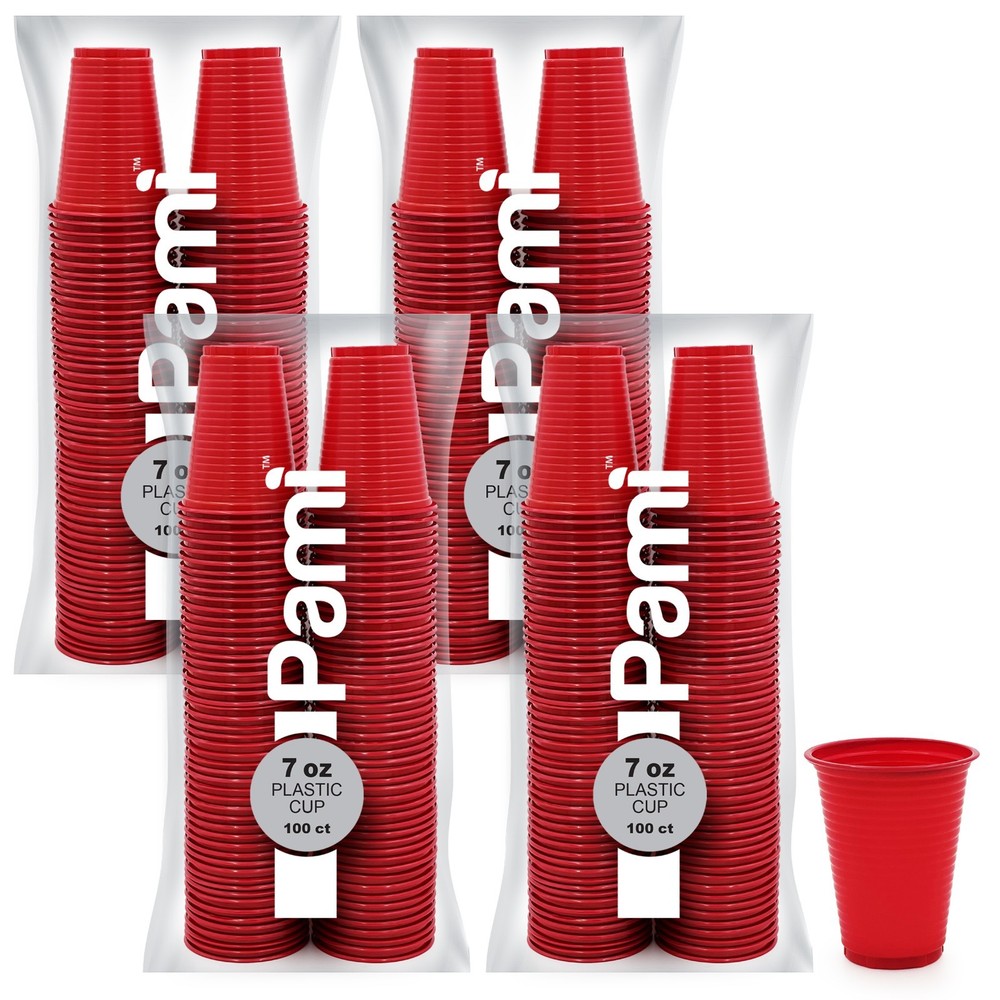 Assorted Color Plastic Party Cups 7oz Disposable Drinking Cups Bulk 200–400ct