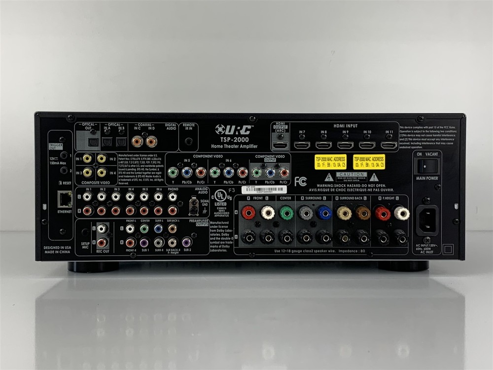 URC TSP-2000 Home Theater Amplifier
