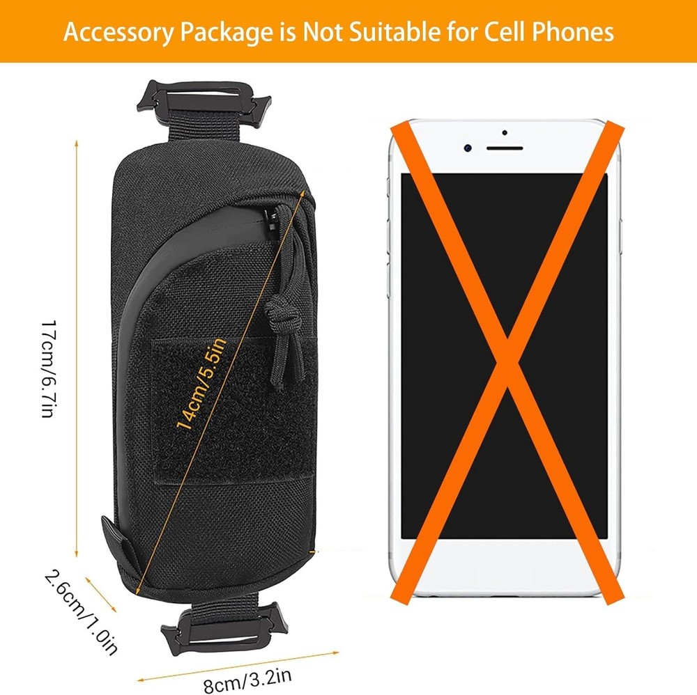 Tactical Backpack Shoulder Strap Accessory Pouch Military EDC Utility Tool Pack