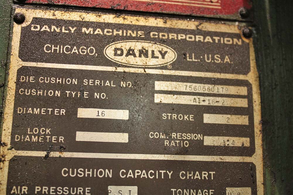 75 TON DANLY BACK GEARED OBI PRESS: YODER #50690