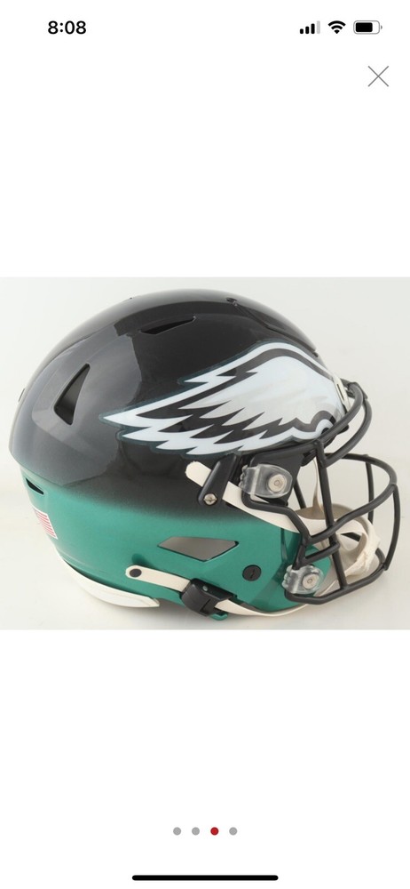 Jalen Hurts Signed Eagles Full-Sized Authentic On-Field Hydro-Dipped Speed