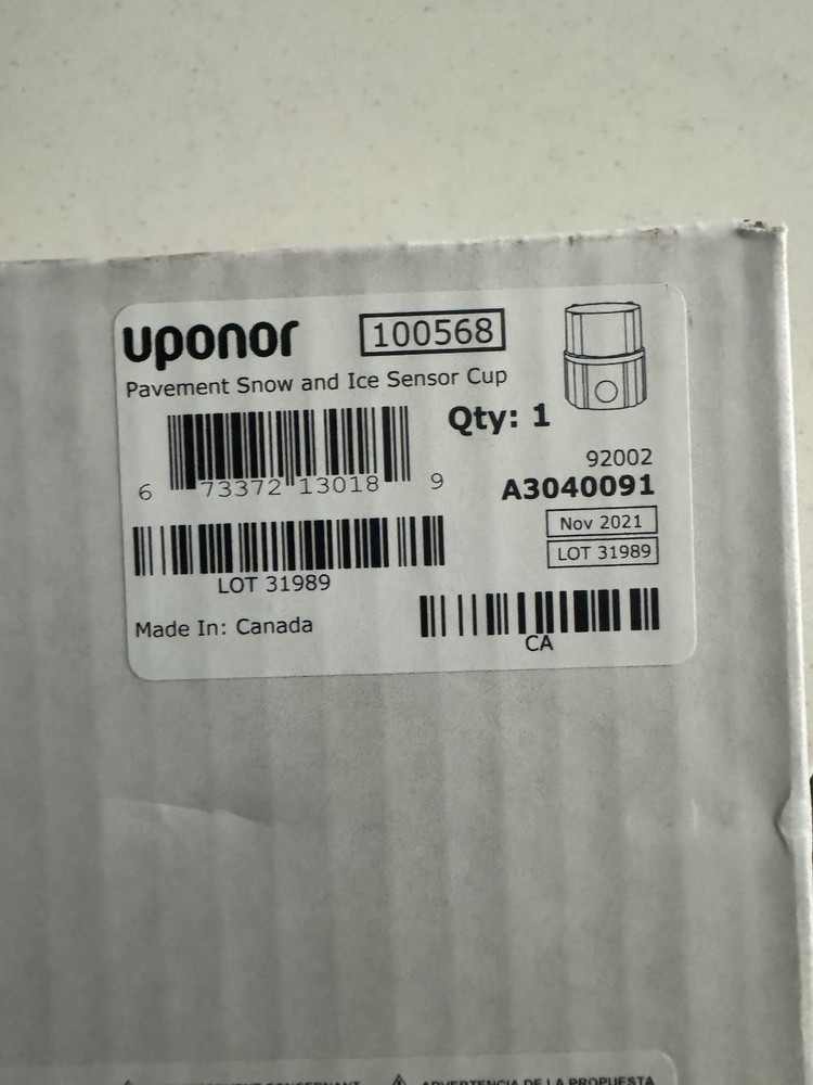 Uponor Snow/Ice Sensor With Cup