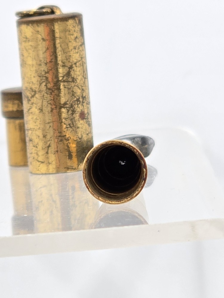 Vintage Scope Brass Telescoping Cigarette Holder With Container
