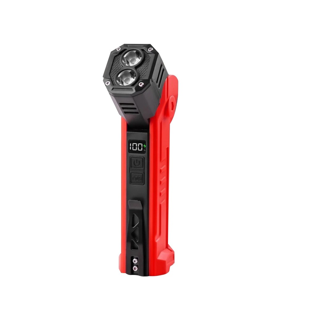 LED Work Light Magnetic Base 600LM Rechargeable Hands-Free Flashlight Lamp