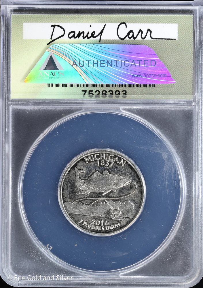 2016 Token Dan Carr Michigan Nickel ANACS MS 63