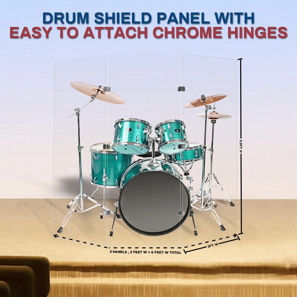 Drum Shield 2ft. x 5.5 ft. Panels