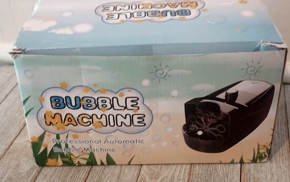 Bubble Blower Maker Machine Professional Automatic Portable Rechargeable